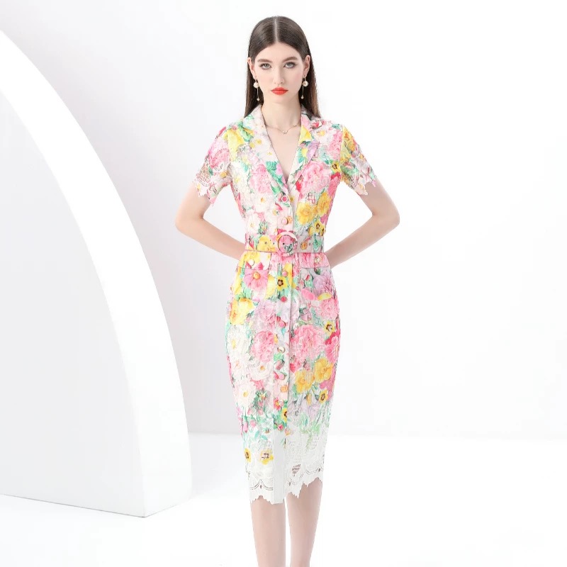 Walk and talk lace dress FBC448 images